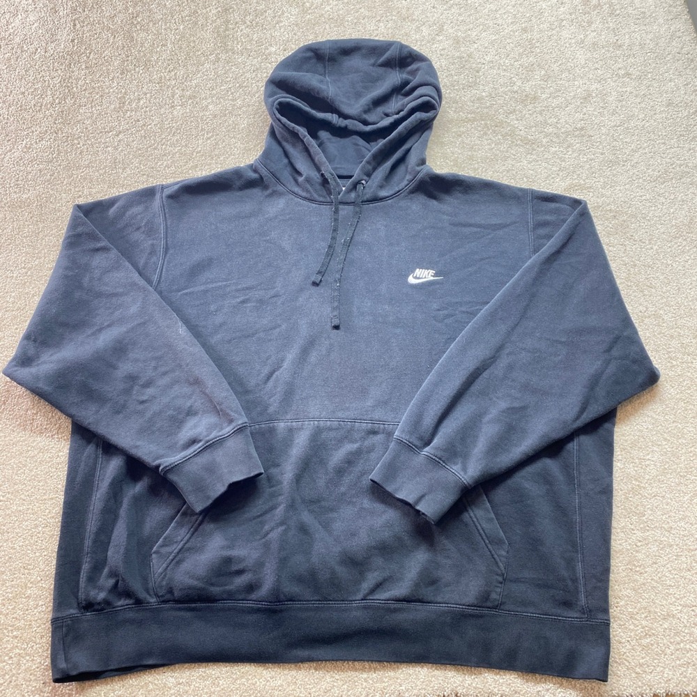 Nike Sweatshirt‎ Mens XXL Black Pullover Hoodie Hooded Top BV2654 010